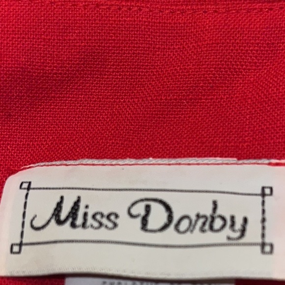 Double Breasted Red Skirt Set - Size 12 - Picture 10 of 12